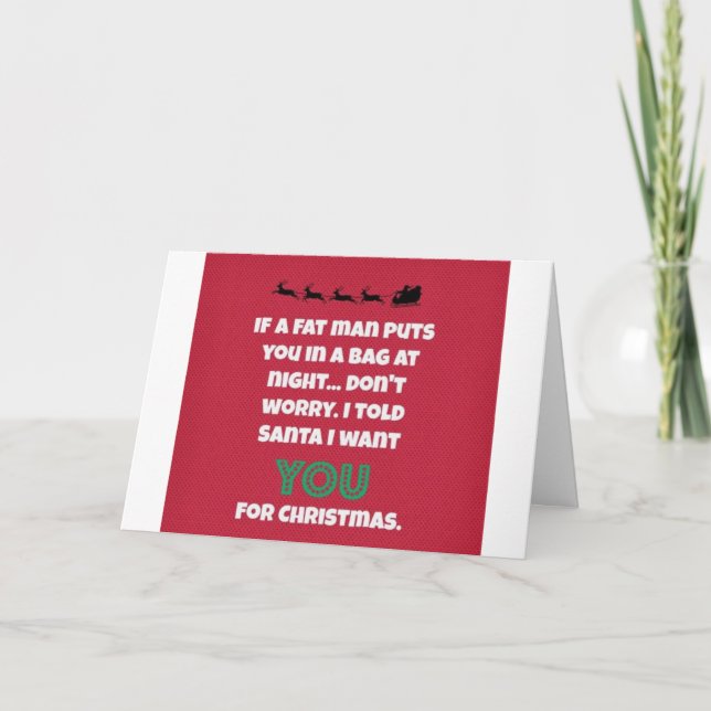 **I TILLHANDAHÅLLER MISTLETOE FÖR VÅR CHRISTMAS** KORT (Framsida)