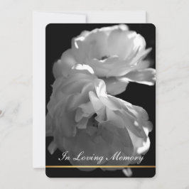 I tjänsten Loving Memory Ro Funeral Memorial Servi Inbjudningar