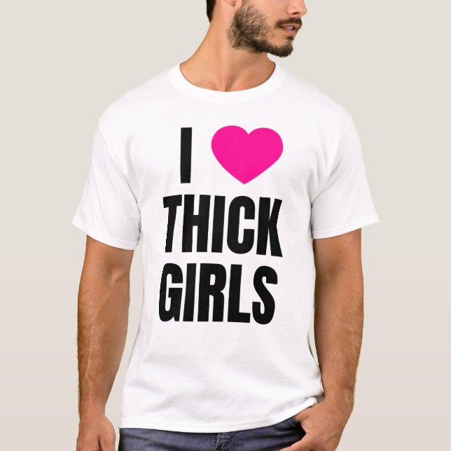 I Tjocka flickor i Kärlek T Shirt (Framsida)