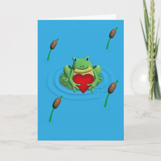 I Toad-Ally Adore You Valentine’s Day Kort (Framsida)