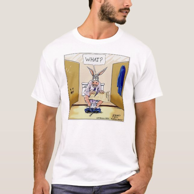 I toaletttrycket tee shirt (Framsida)