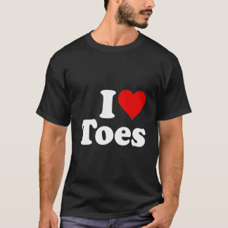 I Toes Feet i Kärlek T Shirt