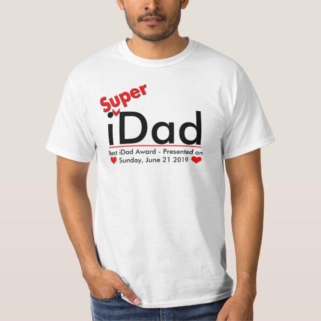 i[Toppen]Pappa T-Shirt - pris för bästa iPappa (Framsida)