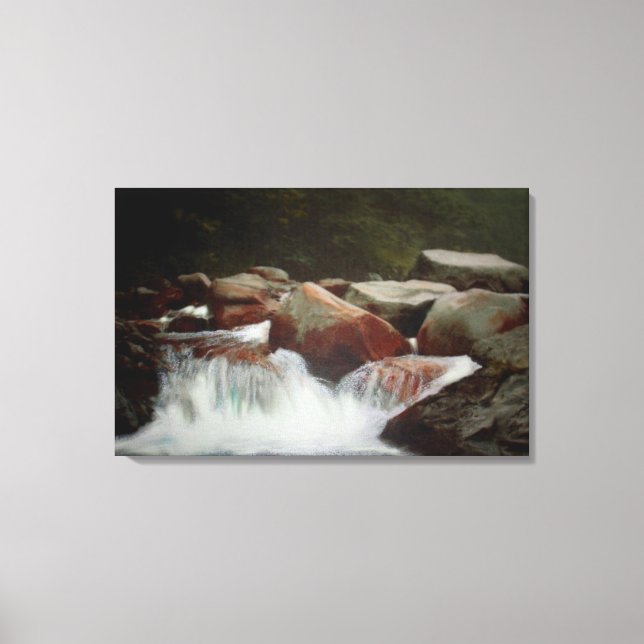 I torr utskrift av torka under Springtime Canvastryck (Framsida)