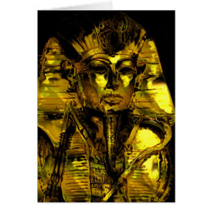 I toutankhamons ljus hälsningskort