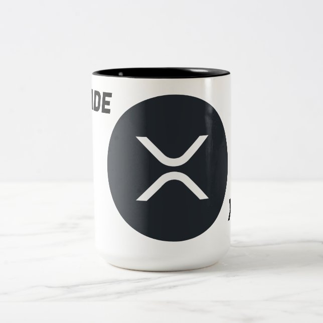 I TRADE XRP Två-Tonad MUGG (Center)