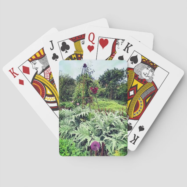 I trädgårdarna casinokort (Baksidan)