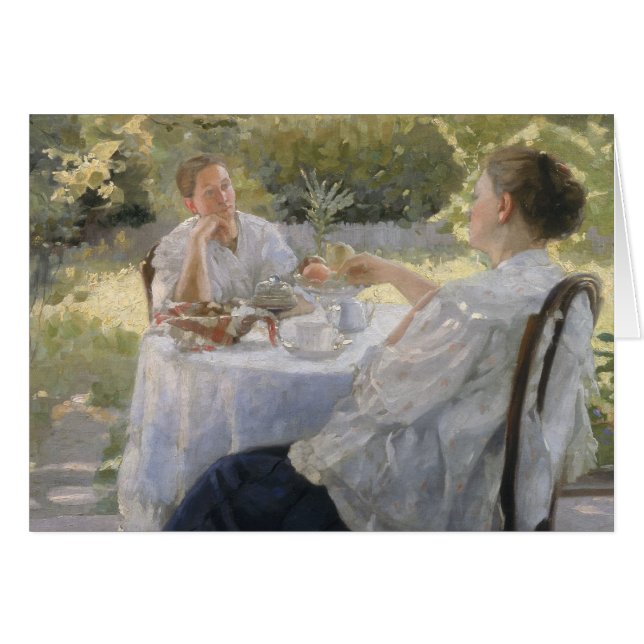 I trädgården 1911 hälsningskort (Framsidan Horizontal)