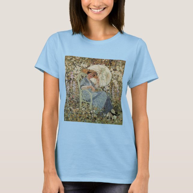 I trädgården, Giverny av Frederick Frieseke T Shirt (Framsida)