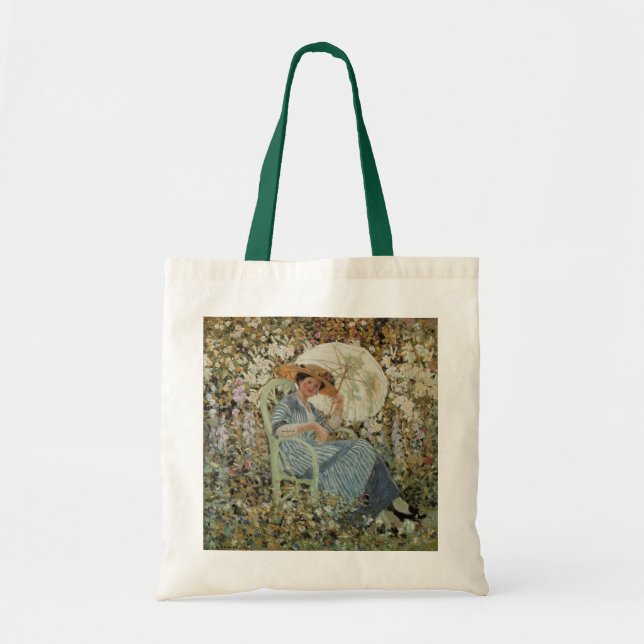 I trädgården, Giverny av Frederick Frieseke Tygkasse (Framsidan)