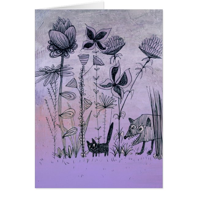 i trädgården OBS kort (Framsidan)