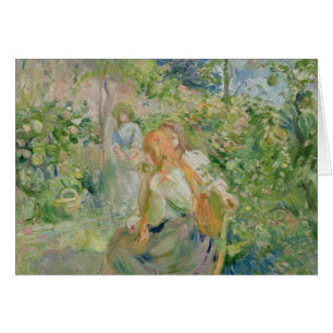 I trädgården på Roche-Plätera, 1894 Hälsningskort