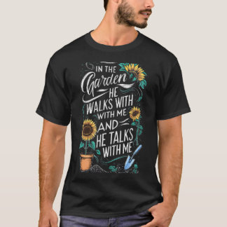 I trädgården vandrar han med mig och talar med mig t shirt