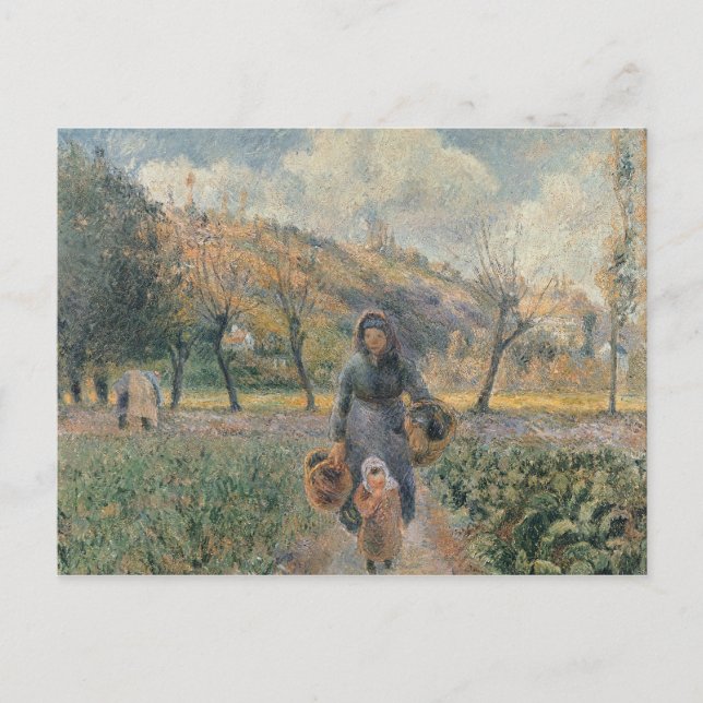 I trädgården vykort (Framsida)