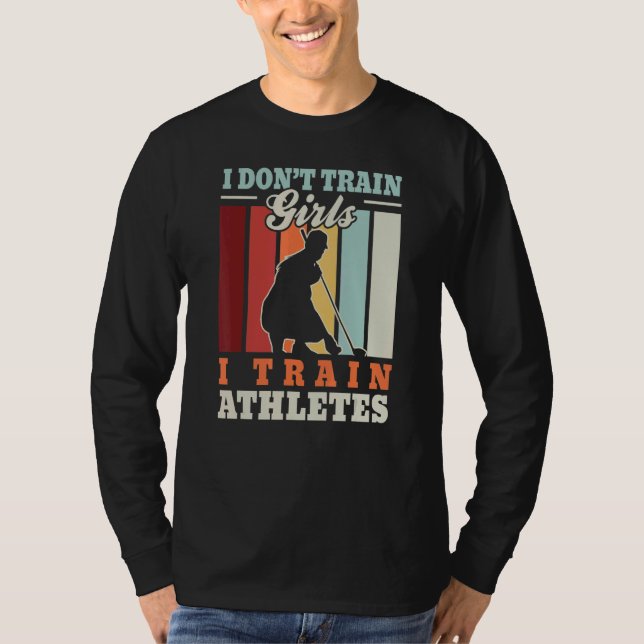 I train athletes u2013  golf trainer golfer golf c t shirt (Framsida)