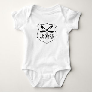 I Trance litar på vi - babyar ett biet - vit Tee Shirt