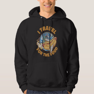 I Travel For The Food Restaurant Food Critic Hoodie