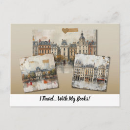 I Travel... With My Books! Vykort