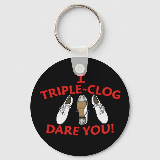 I Triple-Clog Dare You Nyckelring (Framsida)