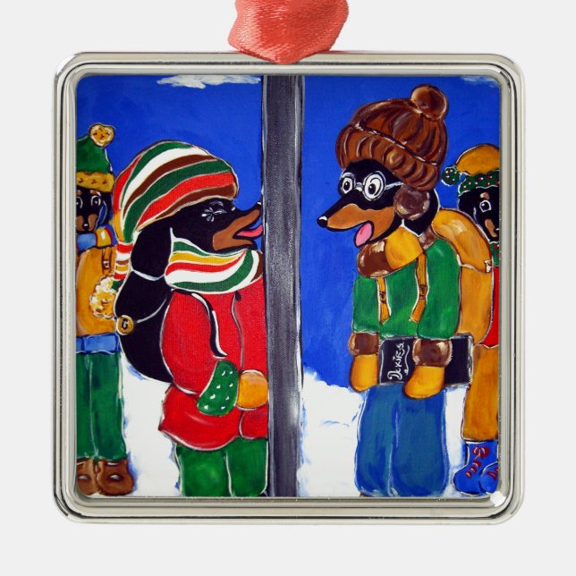 "I TRIPLE DOXIE DARE DIG" JULGRANSPRYDNAD METALL (Framsidan)