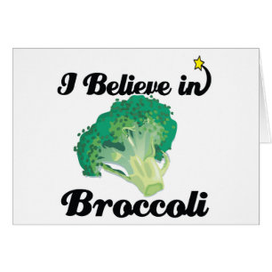 i tro på broccoli hälsningskort