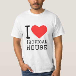 I tropiska huset kärlek t shirt