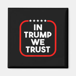 I Trump Vi Litar Pro-trump Konservativ Patriotisk Magnet