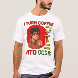 I Turn Coffee Into Code T Shirt