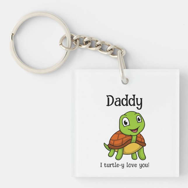 I Turtley Love You Daddy! Cute Father's Day Turtle (Framsidan)