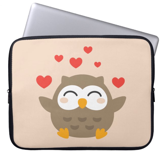 I Uggla You Illustration Laptop Fodral (Framsidan)