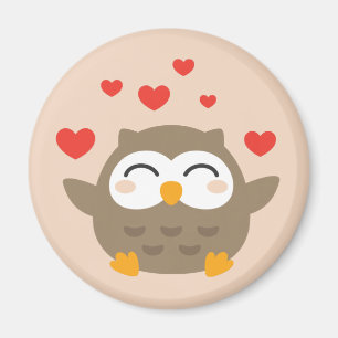 I Uggla You Illustration Magnet