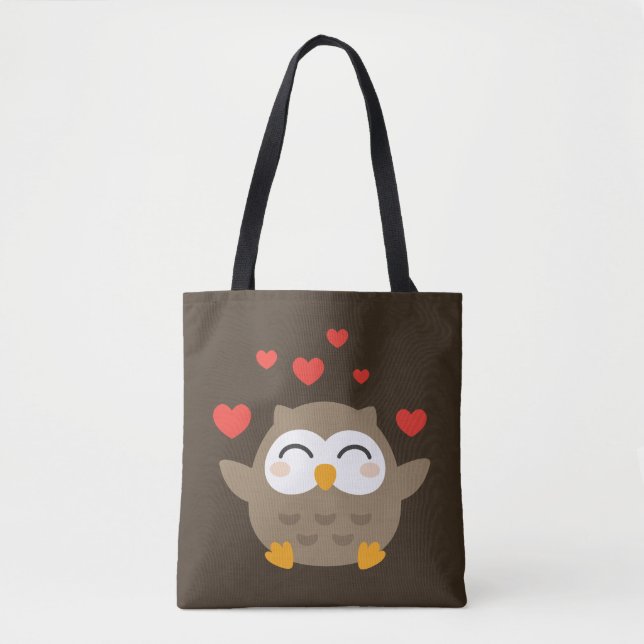 I Uggla You Illustration Tygkasse (Framsida)