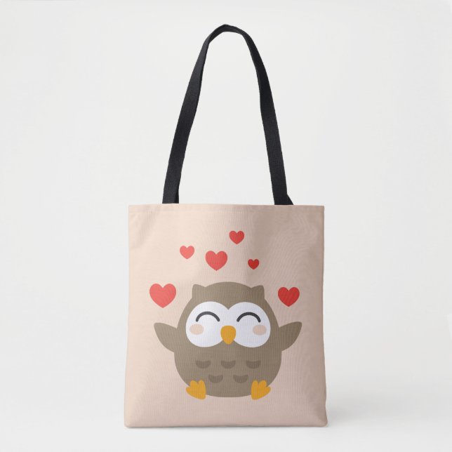 I Uggla You Illustration Tygkasse (Framsida)
