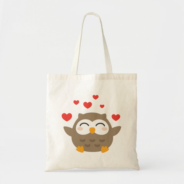 I Uggla You Illustration Tygkasse (Framsidan)