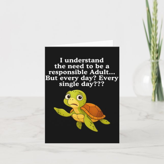 I Understand The Need To Be Resnsible Adult But Ev Kort (Framsida)