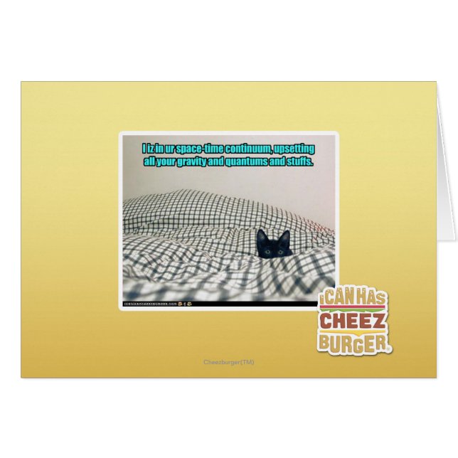 I urutrymmeTime oavbruten följd Hälsningskort (Framsidan Horizontal)