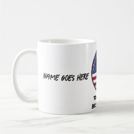 I USA: "Buck stannar här!" Kaffemugg