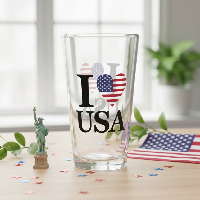 "I ❤️ USA" GLASKOPP ("I ❤️ USA" GLASS)