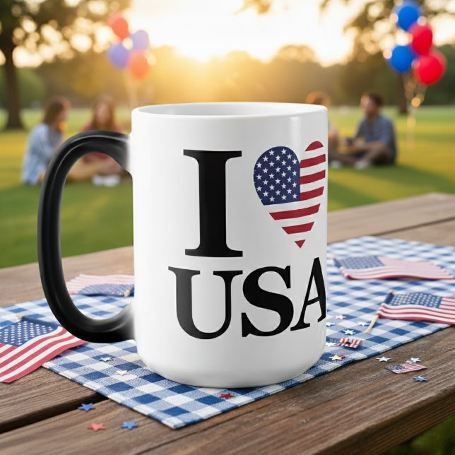 "I ❤️ USA" MAGISK MUGG (I ❤️ USA)