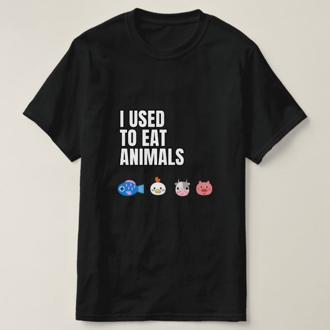 I used to eat animals Mens T-Shirt (Design framsida)