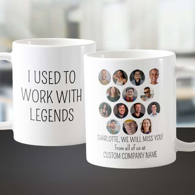 I Used To Work With Legends 14 Coworker Photo Kaffemugg (I Used To Work With Legends 14 Coworker Photo Coffee Mug
)