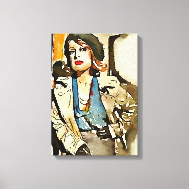 I, Utfällning II Canvastryck (Framsida)