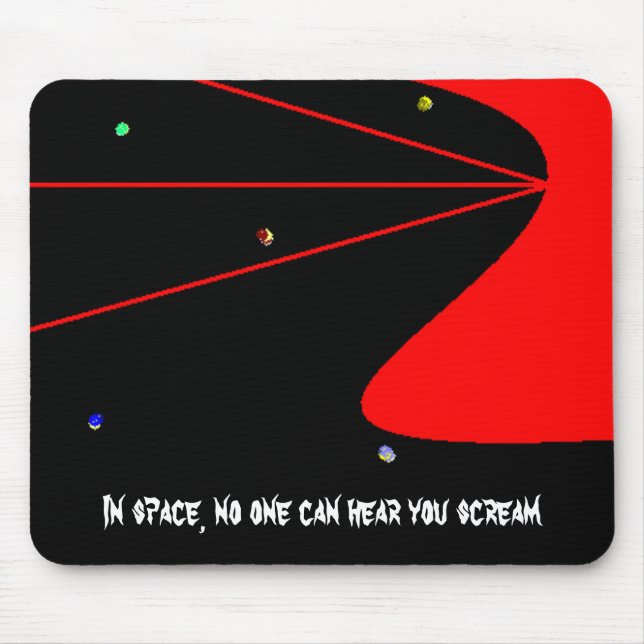 I UTRYMME INGET KAN HÖRA DIG SKRIKA - mousepad Musmatta (Framsidan)