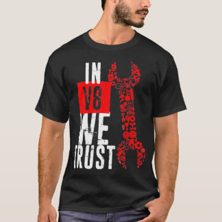 I V8 litar vi på den undertryckta mekanismen Pappa T Shirt