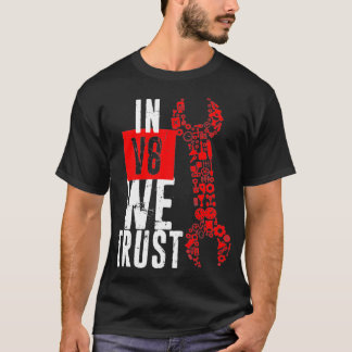 I V8 litar vi på den undertryckta mekanismen Pappa T Shirt