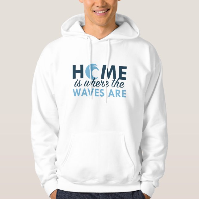 I Vågar ligger hemmet Hoodie (Framsida)