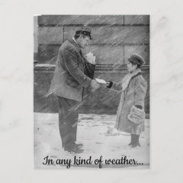 I valfritt vädervykort vykort