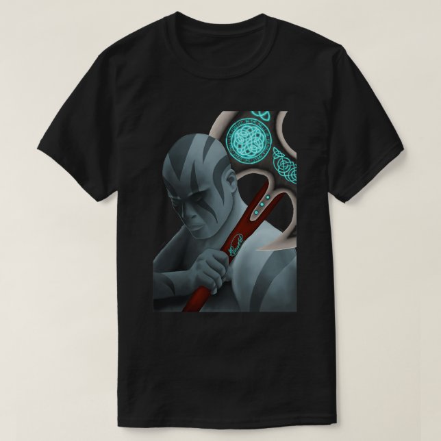 I Valhalla DD Goliath Barbarian T Shirt (Design framsida)