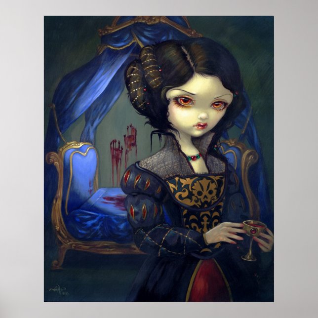 I Vampiri: Bellissimo Letto Print gothic vampyr Poster (Framsidan)