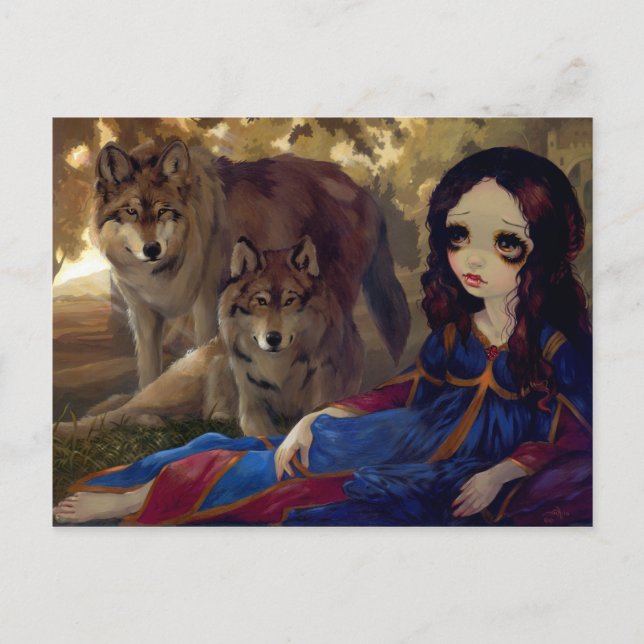 "I Vampiri: I Lupi" vykort (Framsida)